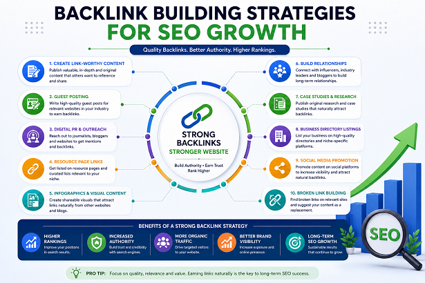 Backlink Building Strategies and SEO Growth