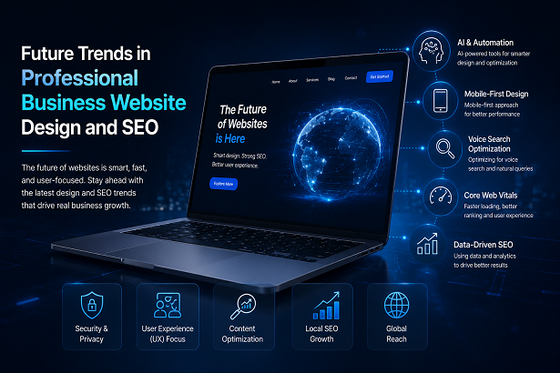 Future trends in professional business website design and SEO