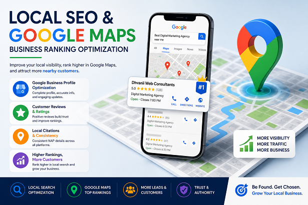 Local SEO and Google Maps business ranking optimization
