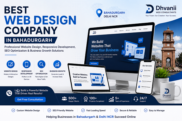 Best Web Design Company in Bahadurgarh offering professional website design, responsive development, SEO optimization and business growth solutions
